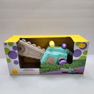 Bubble maker chainsaw SUN SQUAD pretend play Outdoor Toys Yard Tools BUBBLES NIB